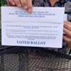 An absentee ballot envelope explicitly instructs voters to mail all ballots back. Many voters didn't.