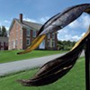 "Milkweed" by Sabrina Fadial with Kents' Corner State Historic Site in the background