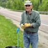 Stuck in Vermont: Volunteer Leonard Prive Picks Up Roadside Trash Between Underhill and Westfield