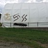 Reward Offered After NEK Farm Tagged With Racist, Nazi Graffiti
