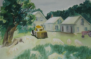 COURTESY OF WATERBURY PUBLIC LIBRARY - "Joslin's Farm" by Mimi Clark