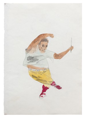COURTESY OF THE ARTIST AND CHARLES MOFFETT GALLERY, NEW YORK - "Knife Dancer" by Kenny Rivero