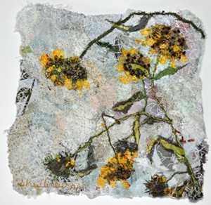 COURTESY OF FURCHGOTT SOURDIFFE GALLERY - "Dried Yellow" by Dianne Shullenberger