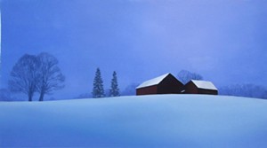 "Night Ski" by Kate Follett - Uploaded by Stephen Gothard