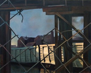 COURTESY OF T.W. WOOD GALLERY - "Broken Fence" by Anna Held Audettte