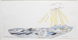 COURTESY OF MIDDLEBURY MUSEUM OF ART - Lichtenstein hull design sketch