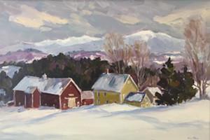COURTESY OF BRYAN MEMORIAL GALLERY - "Danville Farm," painting by Eric Tobin