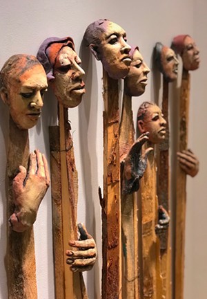 COURTESY OF AXEL'S FRAME SHOP & GALLERY - "Hands and Voices" by Susan Wilson