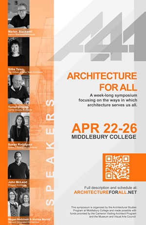 COURTESY - Poster for "Architecture for All" Symposium + Exhibit