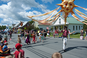 CABOT COMMUNITY ASSOCIATION - Bread & Puppet is a regular participant in the Cabot July 4 parade.