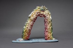 COURTESY OF AVA GALLERY - "After the Humans Rainbow Monster" by Jennifer McCandless