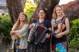 COURTESY OF DOUG PLUMMER - Rachel Aucoin, Rachel Bell and Becky Tracy