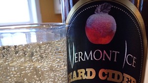 Vermont Ice Hard Cider, decanted