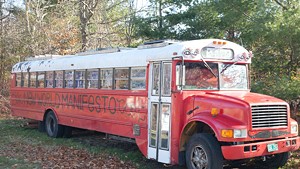 Vermont Joy Parade bus