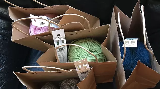 Image: Vermonters Get Crafty to Keep Their Neighbors in Yarn