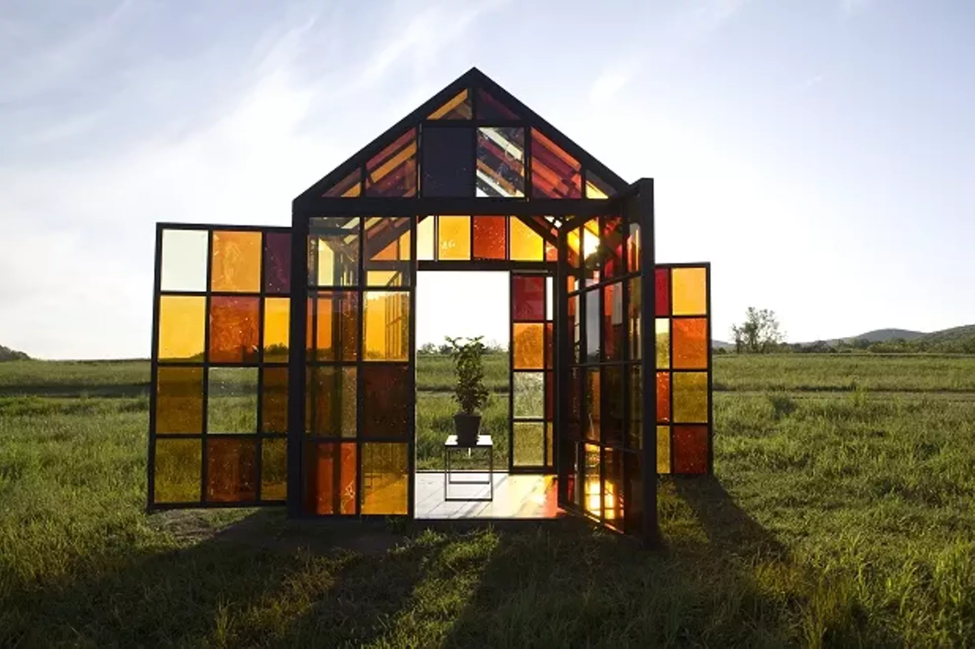 "Solarium" by William Lamson, commissioned by Storm King in 2012