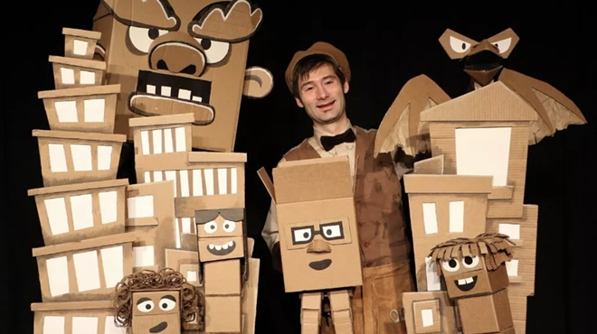 Image: Winter Sunshine Series: 'Cardboard Explosion!'