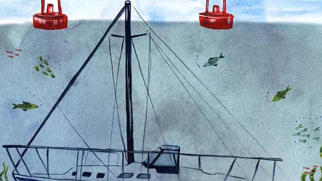 Image: WTF: What's Up With the Sunken Boat Off North Beach?